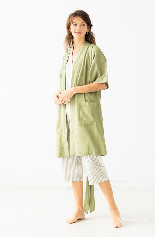 Summer Day Cotton Robe