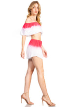 Sakkas Jackie Women's Bandeau and Shorts set Off the Shoulder Summer Strapless