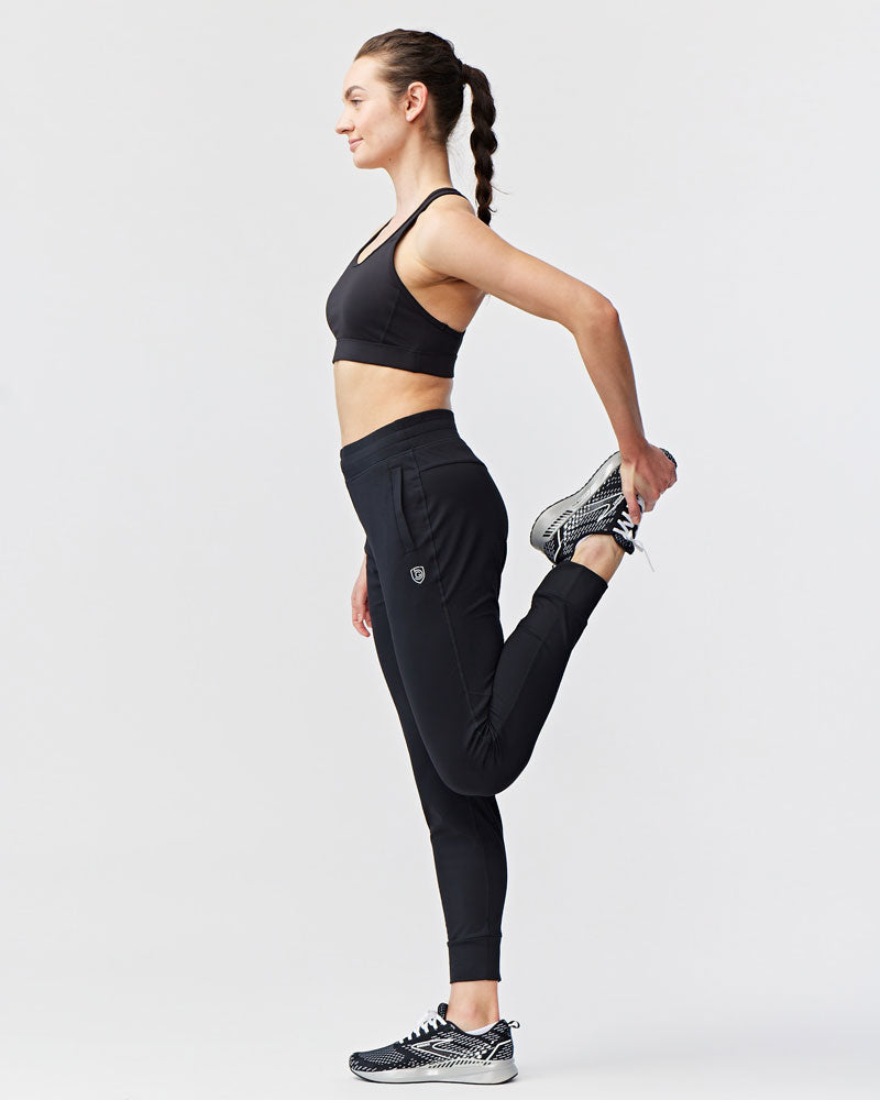 Black Training Jogger Pants