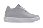 CALTO - X1648 - 2.8 Inches Taller (Pewter Grey) - Lightweight Sneakers