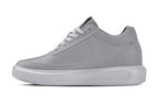 CALTO - X1648 - 2.8 Inches Taller (Pewter Grey) - Lightweight Sneakers