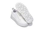 CALTO - X2321 - 2.4 Inches Taller (White/White Sole) - Lace Up Casual Sneaker - Lightweight