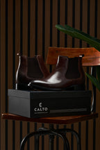CALTO - Y72231 - 2.8 Inches Taller (Coffee Brown) - Chelsea Boots