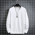 Aflczyu Men’s Tatting Sweatshirt - O-Neck, Full Sleeve, Solid Pattern, Regular Fit, Casual Style, Standard Thickness, Spring & Autumn Wear - Pendo Store