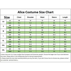 Madness Returns Alice Cosplay Costume Dress with Apron and Wig for Women