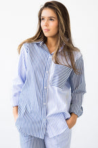 Amalfi Striped Full Length Pajama Set - Pendo Store