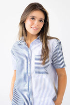Amalfi Striped Resort Short Set - Pendo Store