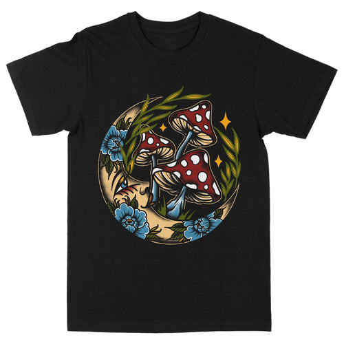 Amanita Moon Tattoo T-shirt - Pendo Store