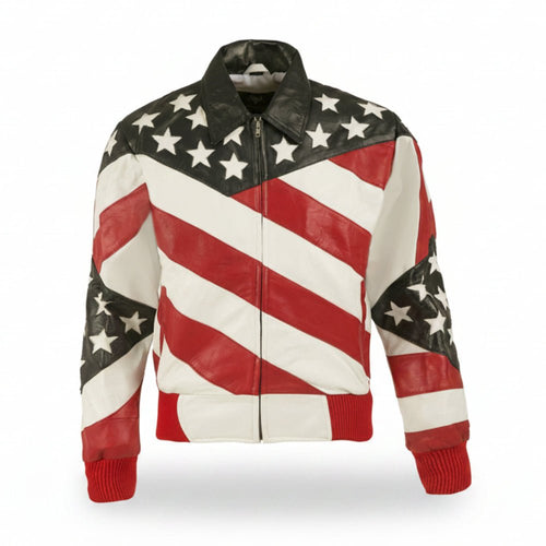 American Flag Varsity Jacket - Pendo Store