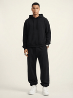 Apollo Heavyweight Cotton Black Sweatpants - Pendo Store