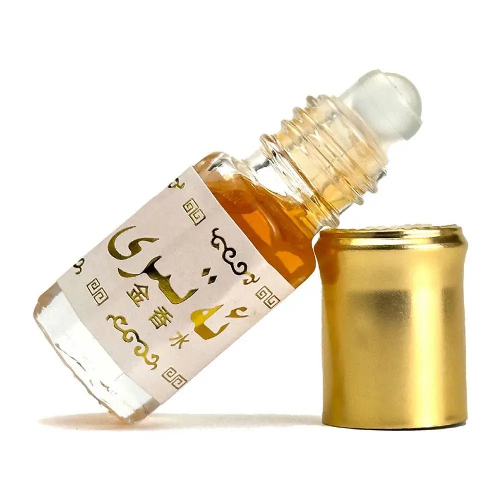 Arabian Gold Perfume Oil Roll On Bottle Long Lasting Fragrance Body Perfume Unisex Portable Long Lasting Scent Body Fragrance - Pendo Store