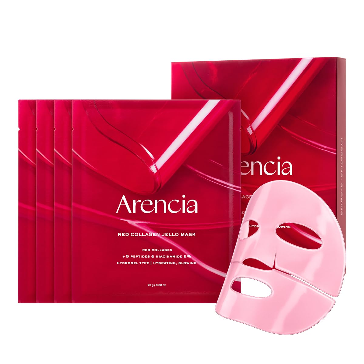 Arencia Red Collagen Jello Mask - Pendo Store