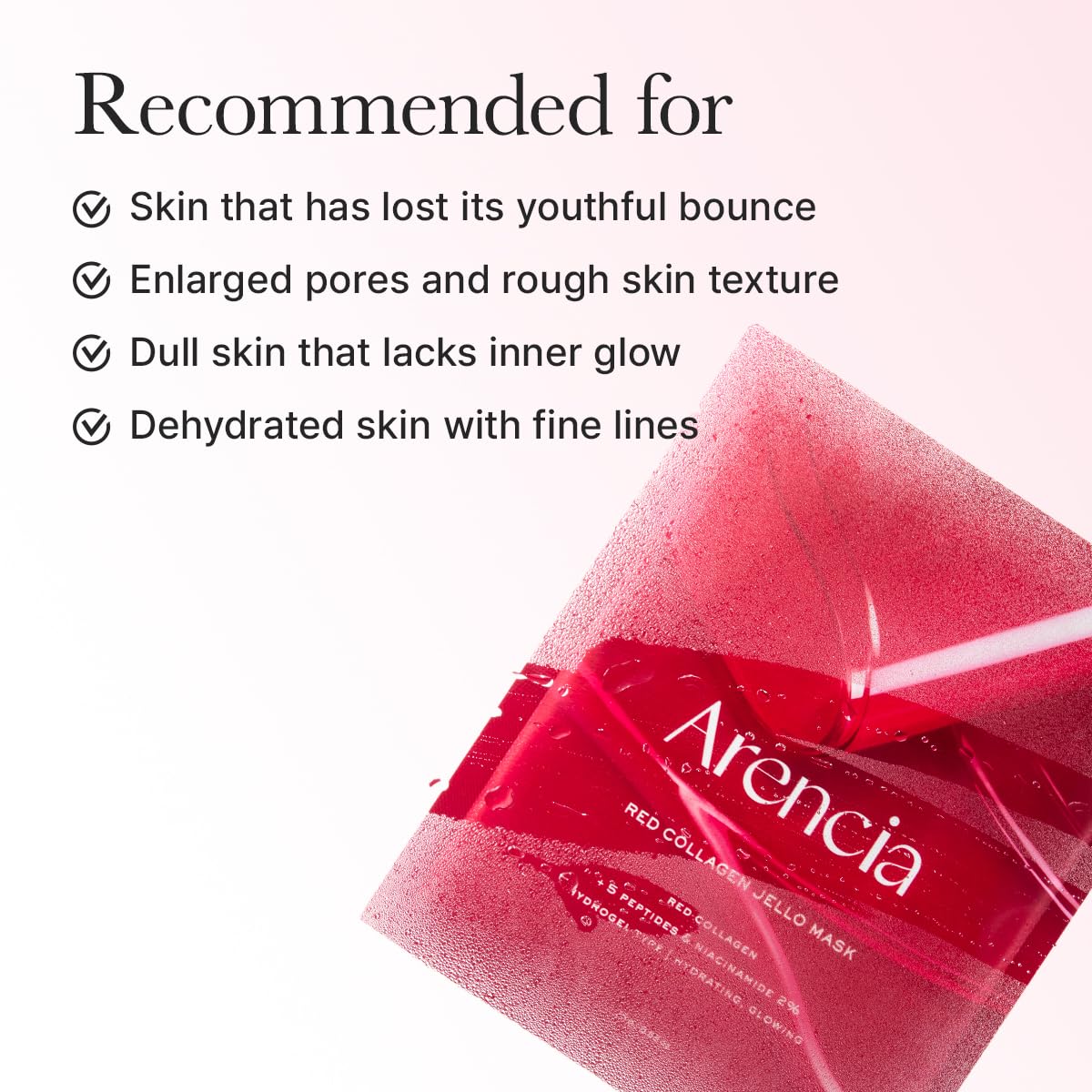 Arencia Red Collagen Jello Mask - Pendo Store