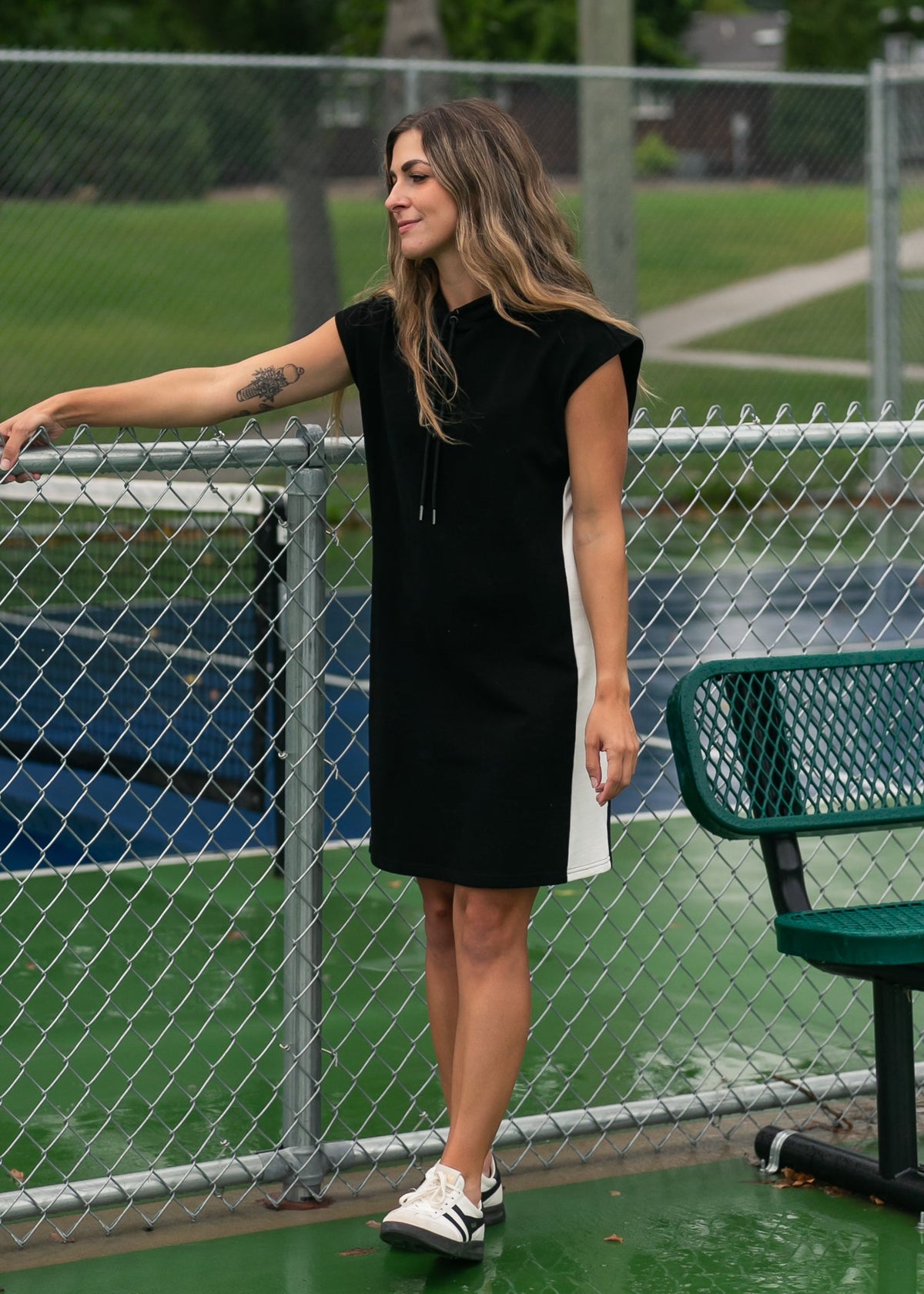Asher Hooded Sweatshirt Dress - FINAL SALE - Pendo Store