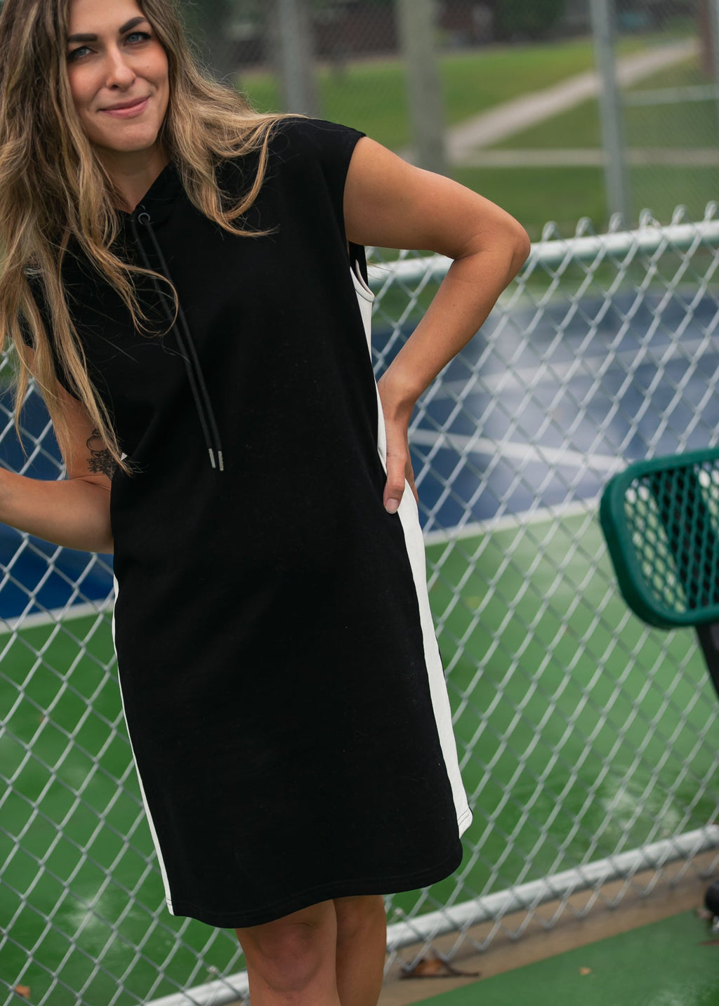 Asher Hooded Sweatshirt Dress - FINAL SALE - Pendo Store