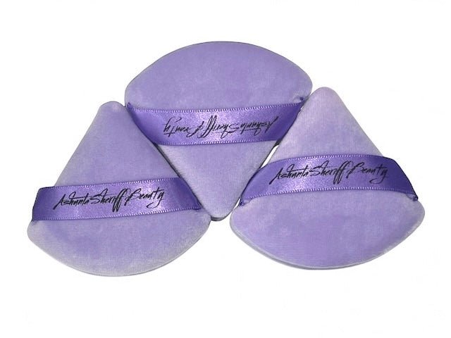 Ashunta Sheriff Beauty Velvet Hypoallergenic Ultra Soft Purple Puffs (3-Pack) - Pendo Store
