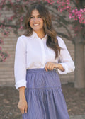 Bailey Cotton Gauze Button Down Top - Pendo Store