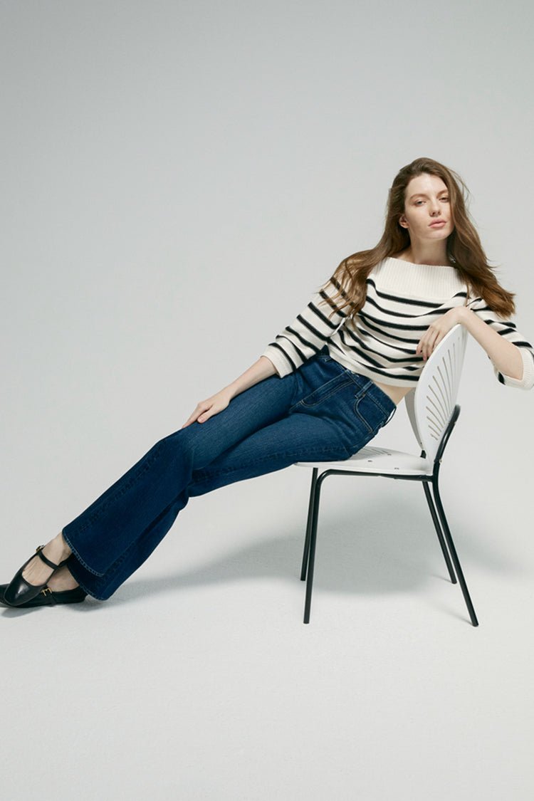 Barbara High Rise Bootcut Jeans HJ004 - Pendo Store