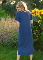 Baylor Navy Ribbed T-shirt Dress - Pendo Store