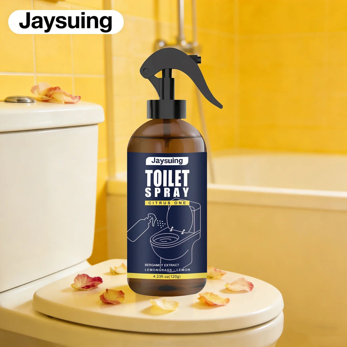 Bergamot Bathroom Deodorizer Spray Multi-functional Air Freshener for Kitchen Bedroom Interior Household Air Purification Spray - Pendo Store
