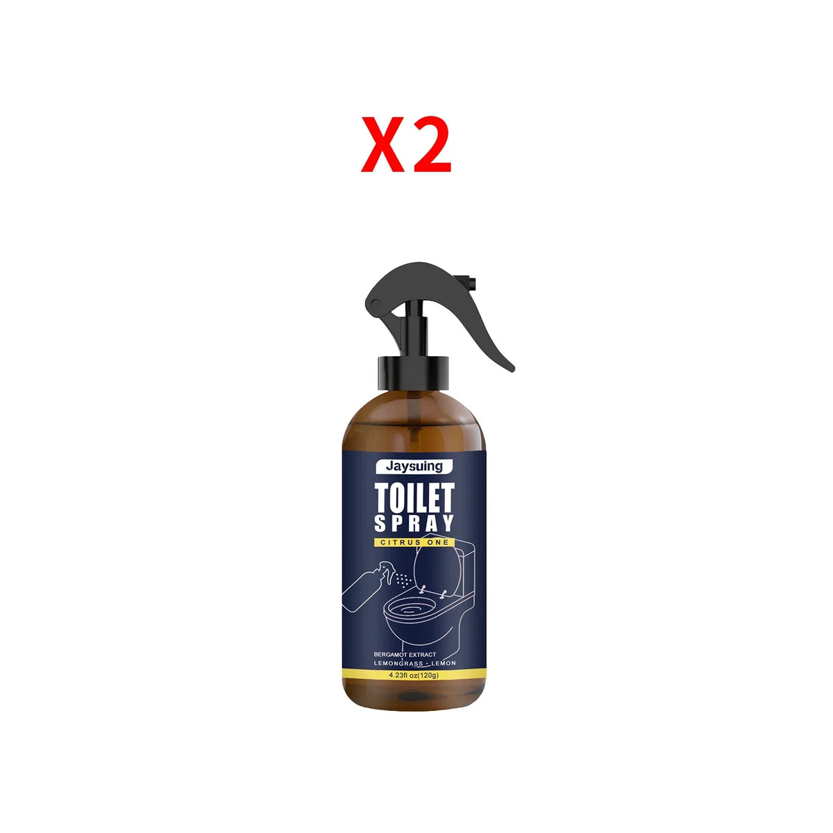 Bergamot Bathroom Deodorizer Spray Multi-functional Air Freshener for Kitchen Bedroom Interior Household Air Purification Spray - Pendo Store