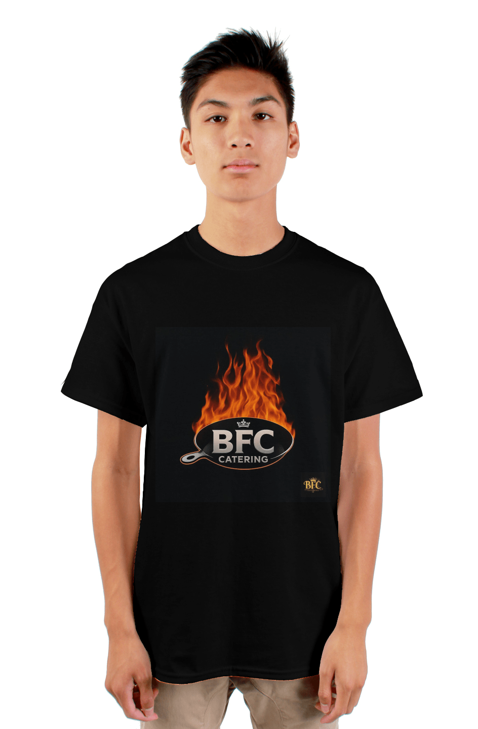 BFC Catering Logo Black gildan mens tshirt - Pendo Store
