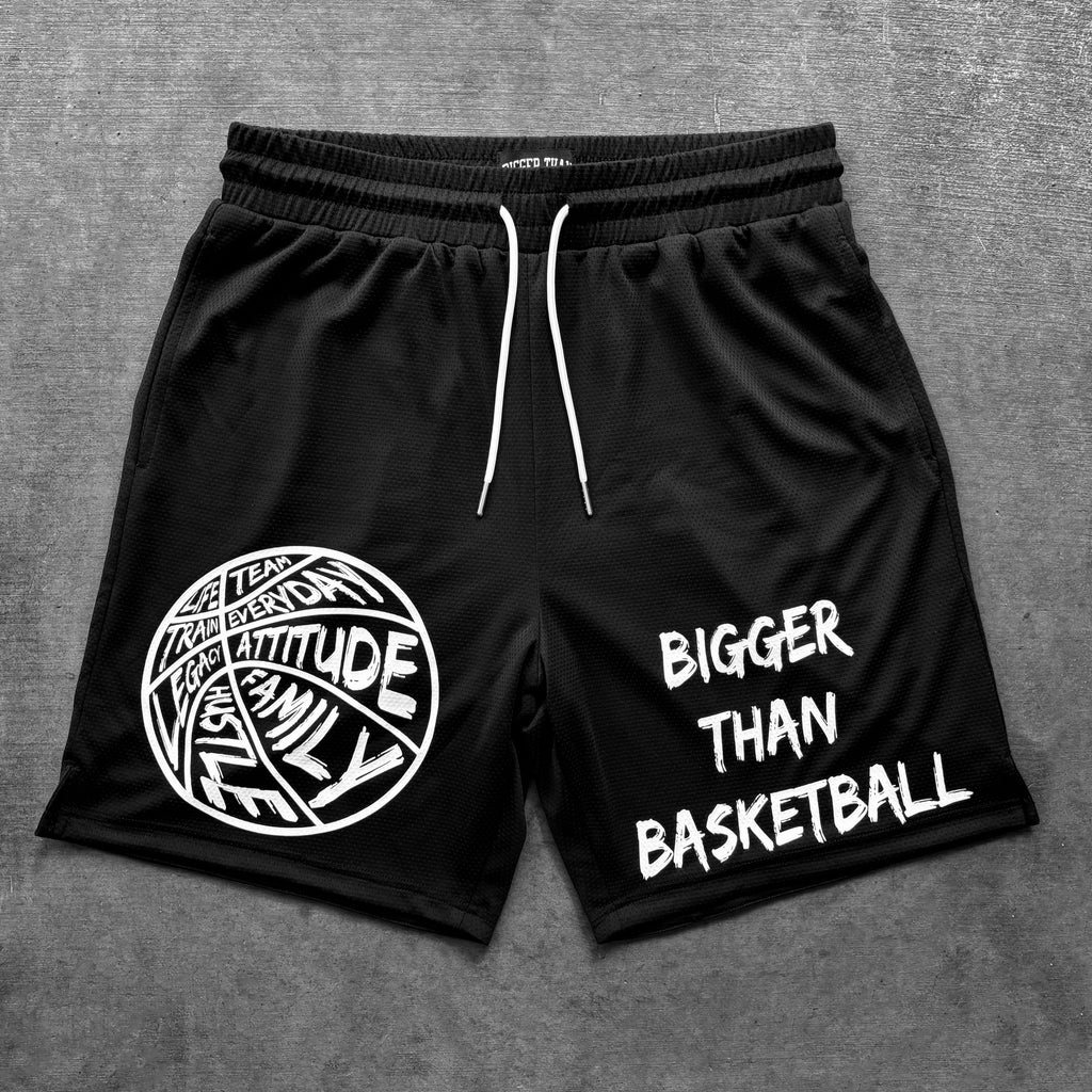 Bigger Than Basketball - Shorts - Black - Pendo Store