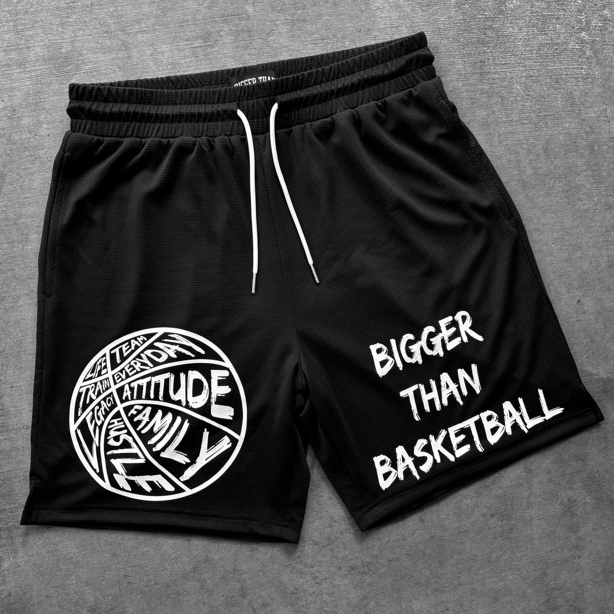 Bigger Than Basketball - Shorts - Black - Pendo Store