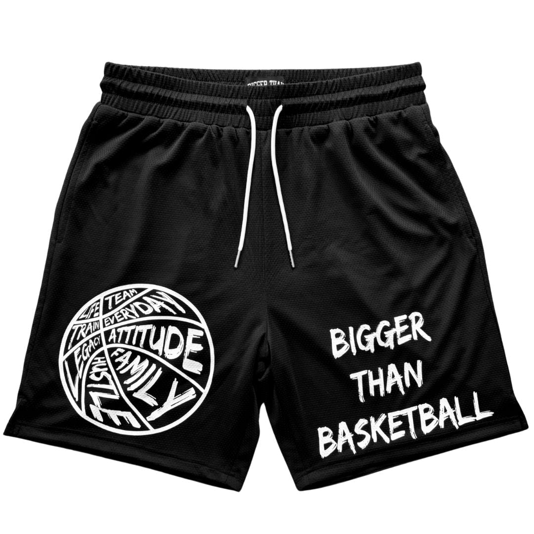Bigger Than Basketball - Shorts - Black - Pendo Store
