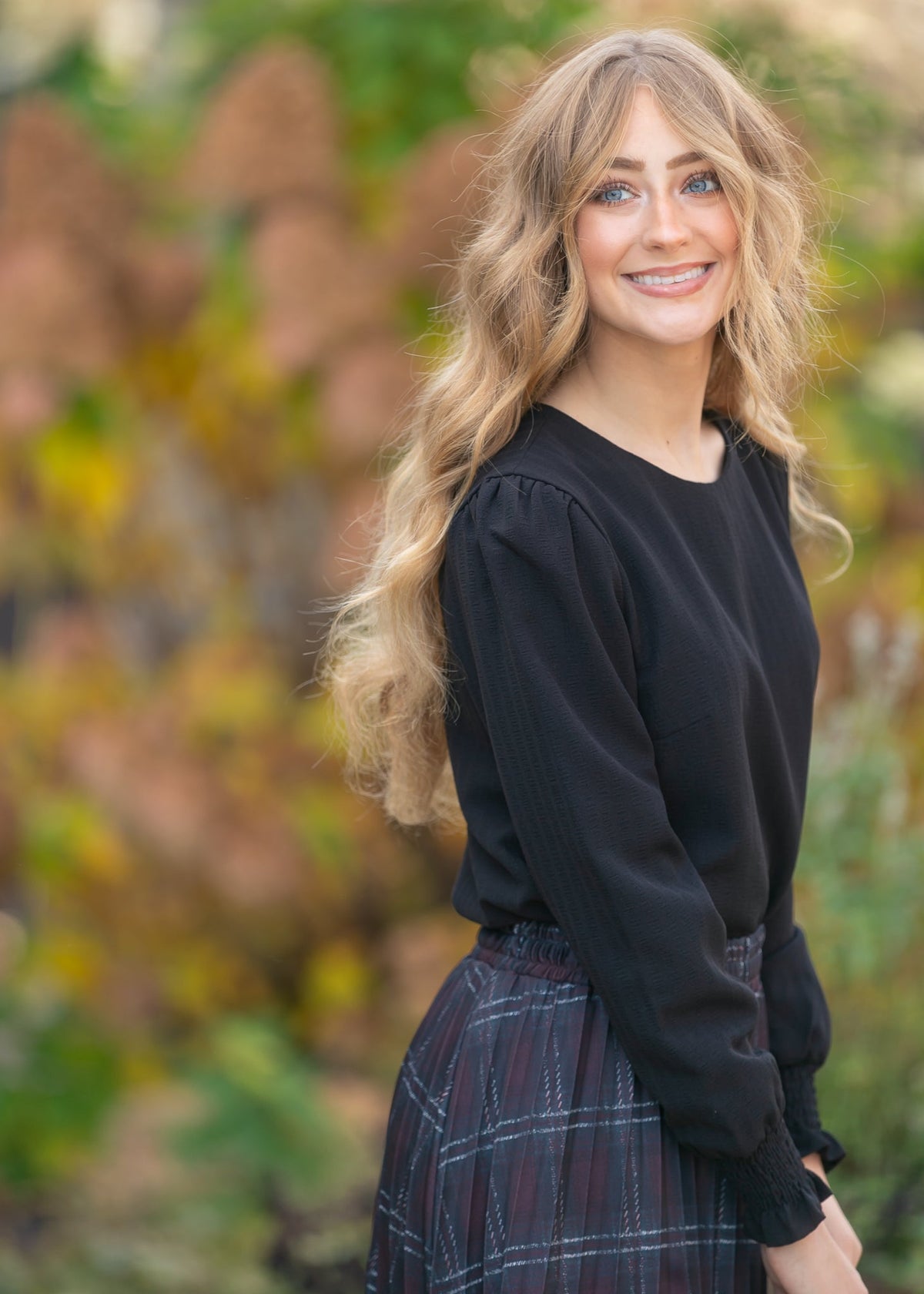 Blake Cinched Sleeve Blouse - Pendo Store