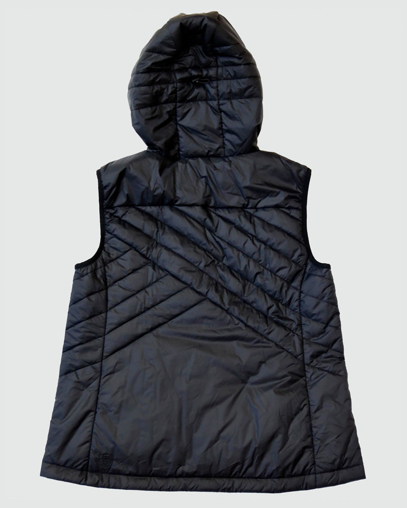Eco-Friendly Down Hooded Vest
