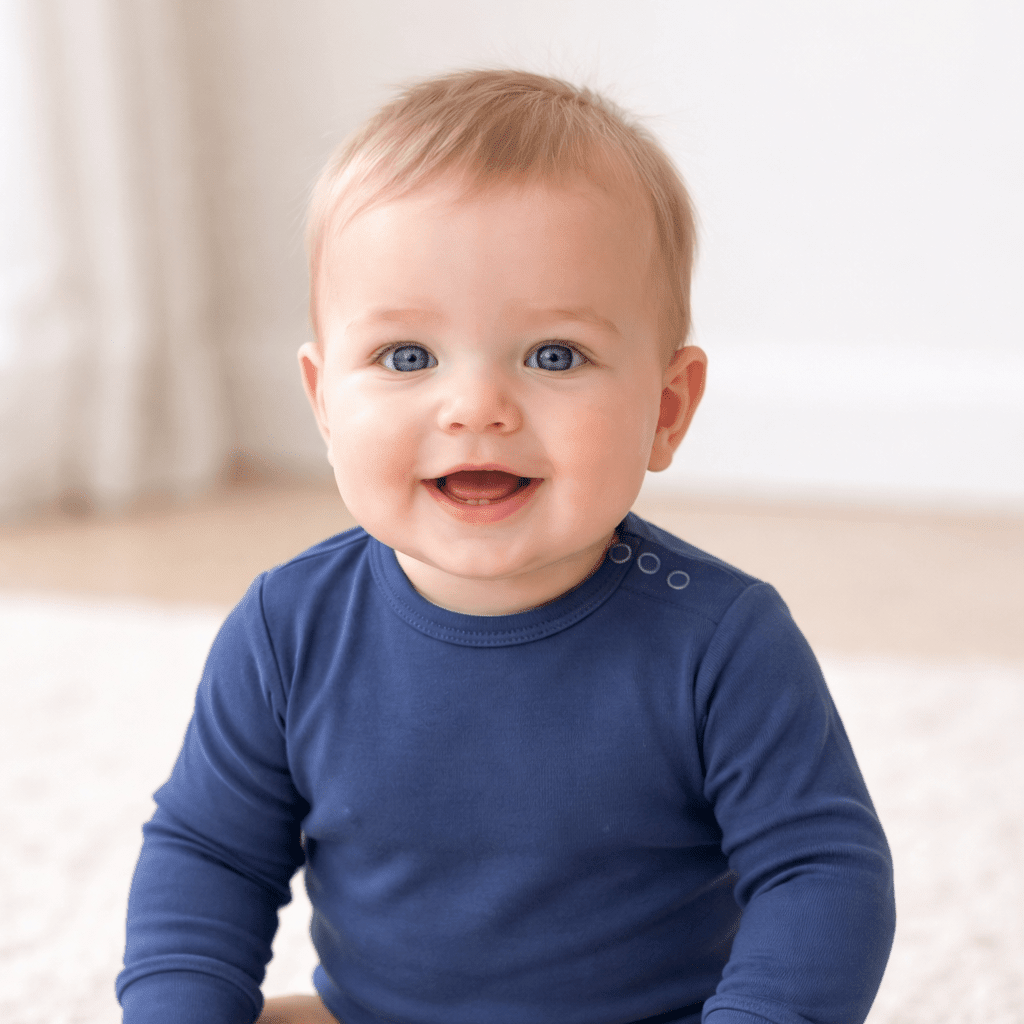 Blue Titan Long Sleeve Bodysuit - Pendo Store
