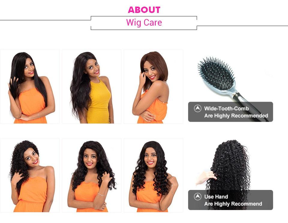 Bob Wig Short Lace Front Human Hair Wigs For Women Brazilian Bone Straight Frontal Wig Short Pixie Cut Human Hair Wigs For Black Women Gifts for Girlfriends - Pendo Store