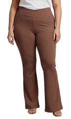 Bootcut Flare Crossover Waist Leggings - Pendo Store