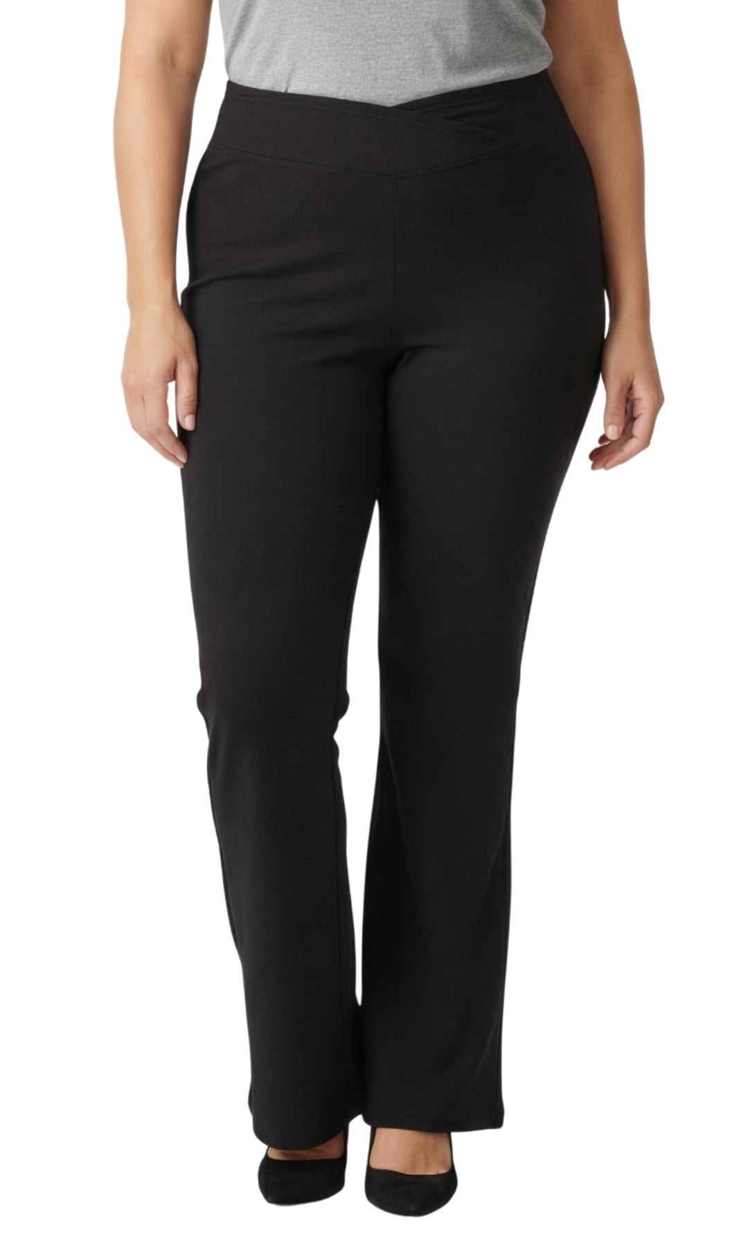 Bootcut Flare Crossover Waist Leggings - Pendo Store
