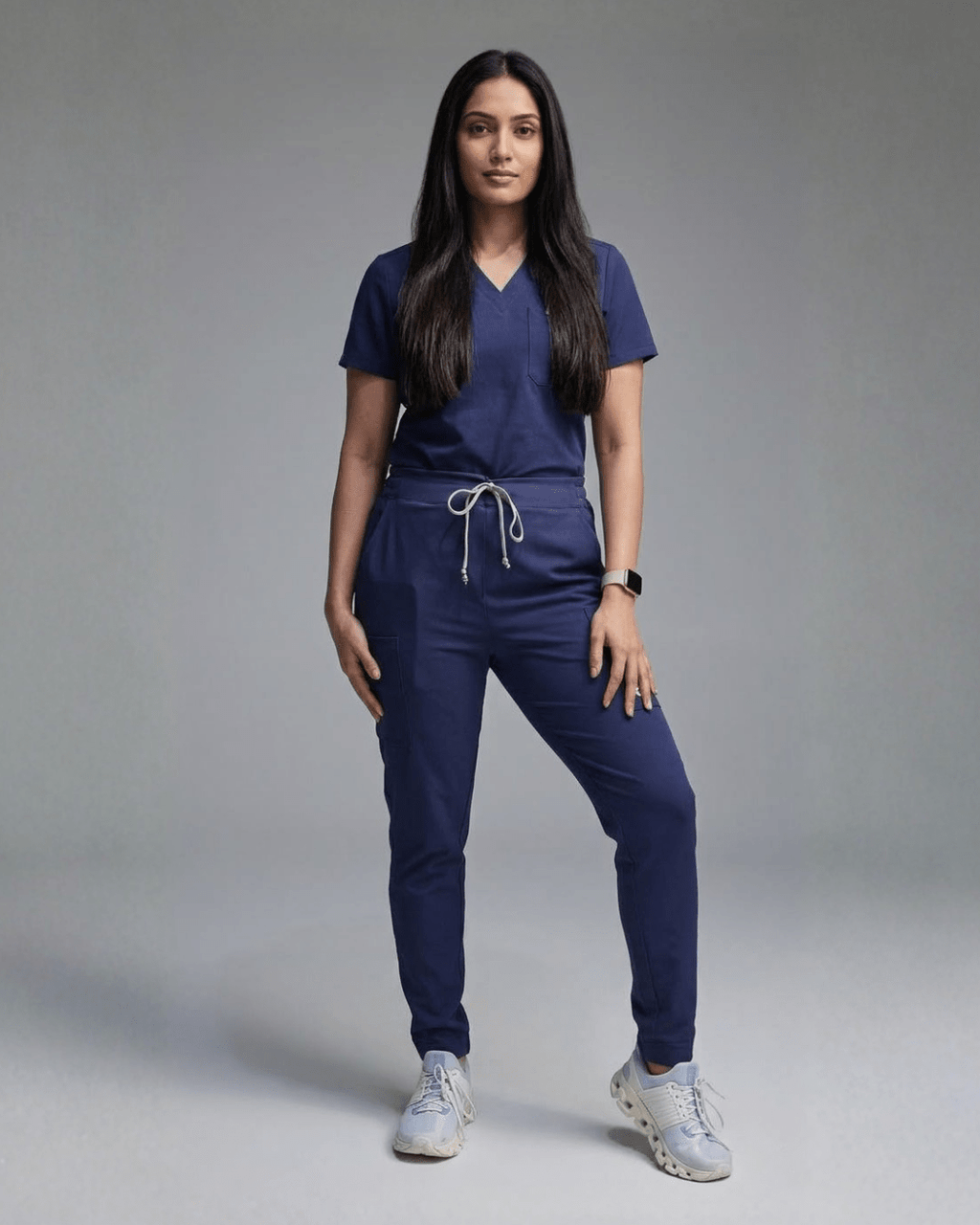 "Boyfriend Fit" Scrub Joggers - Navy - Pendo Store