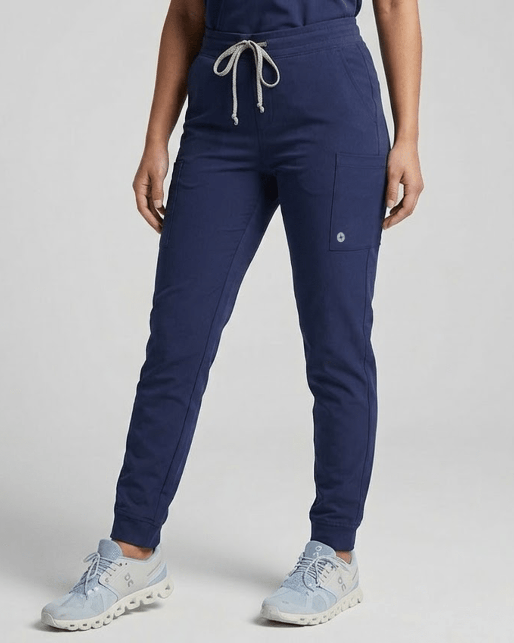 "Boyfriend Fit" Scrub Joggers - Navy - Pendo Store