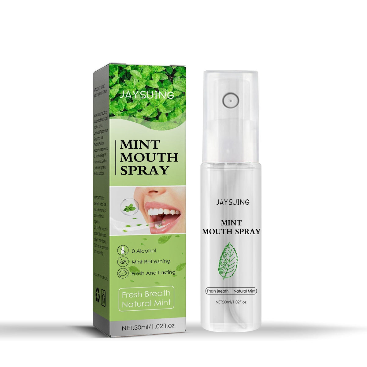 Breath Fresher, Retain Fragrance Remove Odor Portable Minty Breath Freshening Spray - Pendo Store