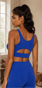 Breathe Easy Cut-Out Back Sports Bra – Lycra® Blend - Pendo Store
