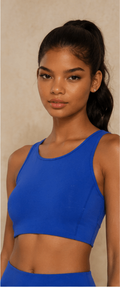 Breathe Easy Cut-Out Back Sports Bra – Lycra® Blend - Pendo Store