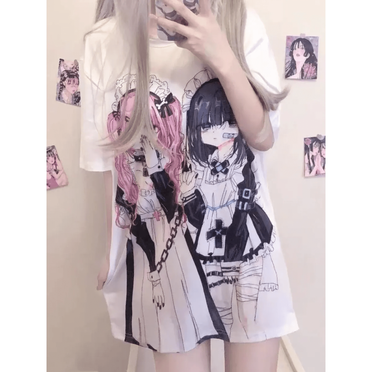 Breezy Loose Cartoon Print Shirt - Pendo Store