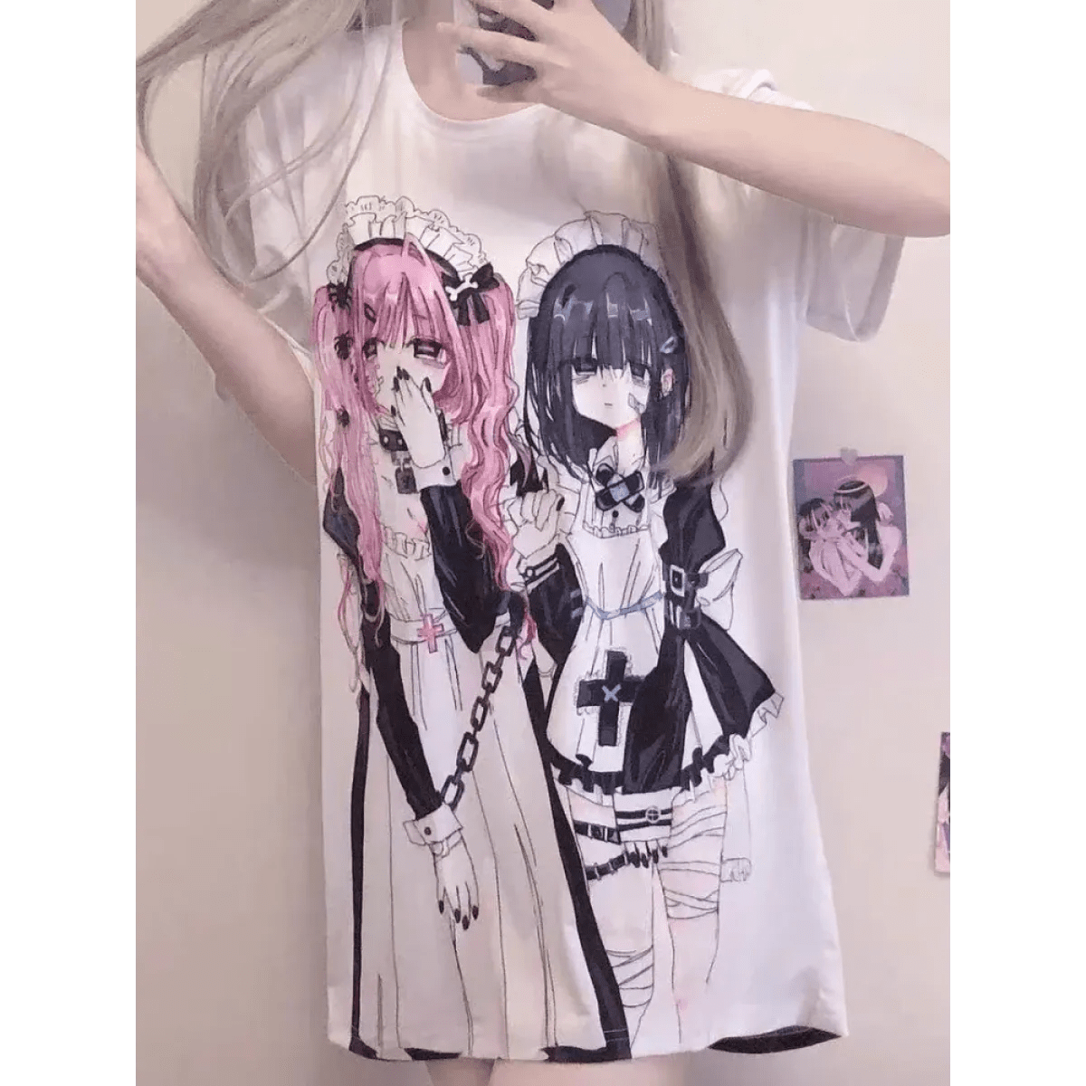 Breezy Loose Cartoon Print Shirt - Pendo Store