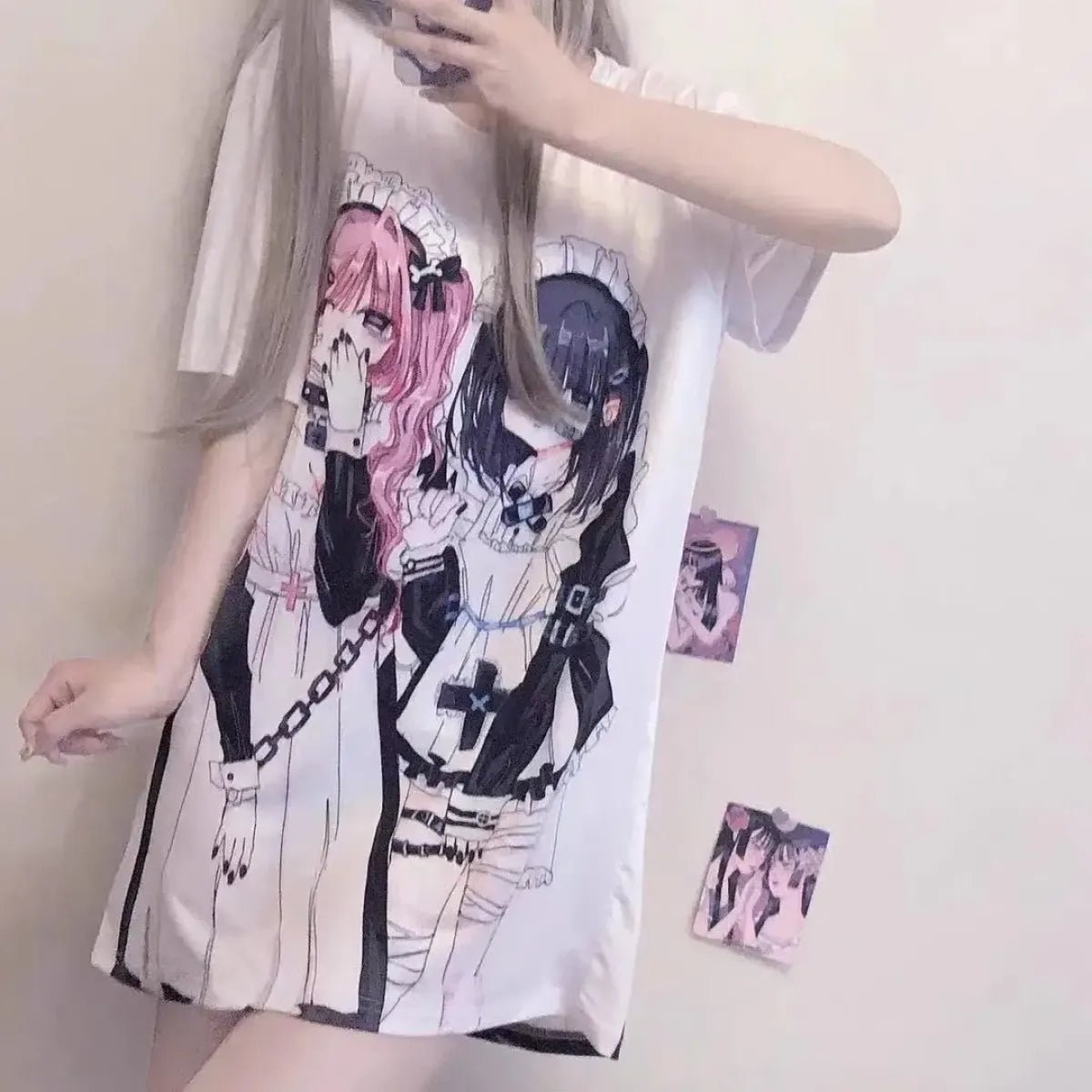 Breezy Loose Cartoon Print Shirt - Pendo Store
