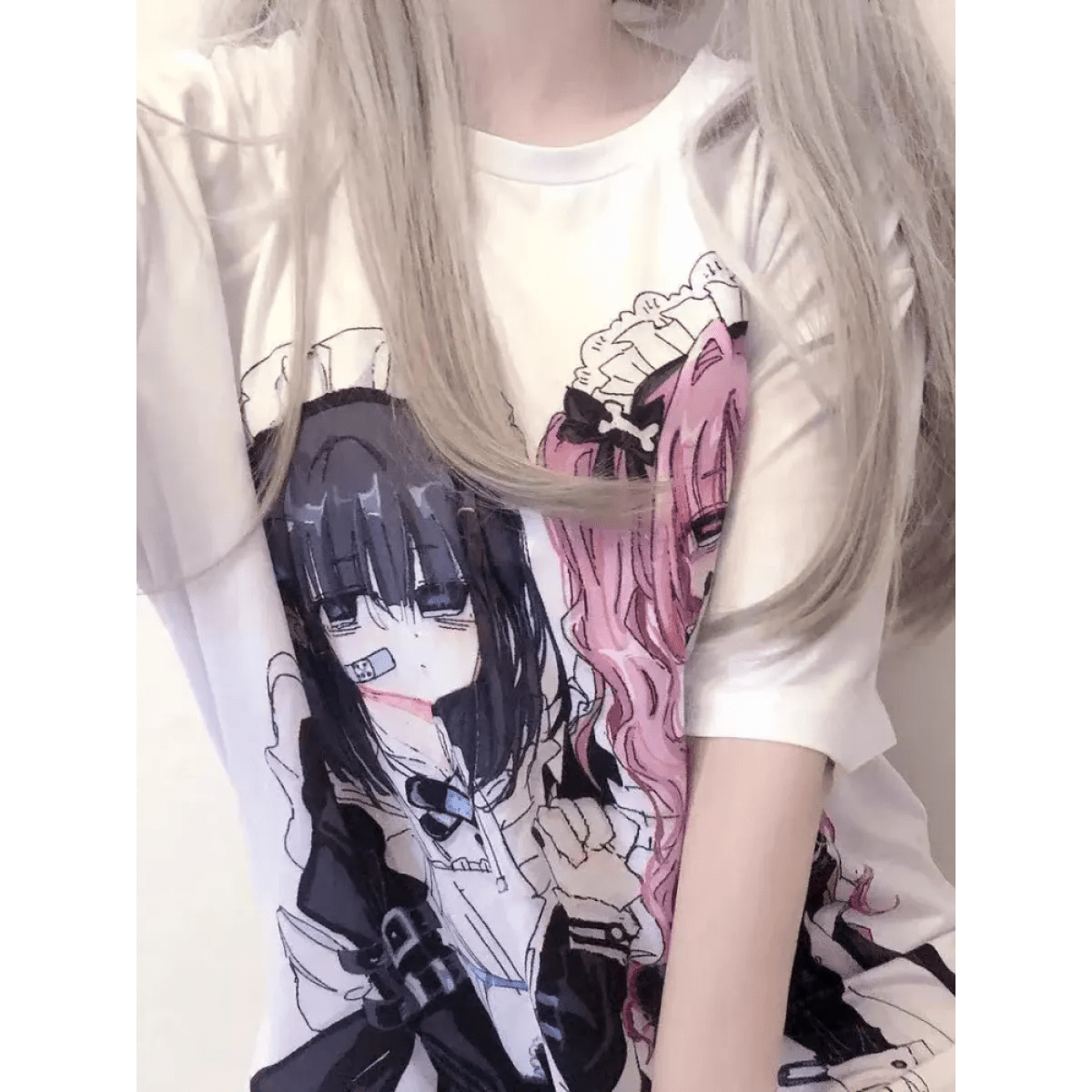 Breezy Loose Cartoon Print Shirt - Pendo Store
