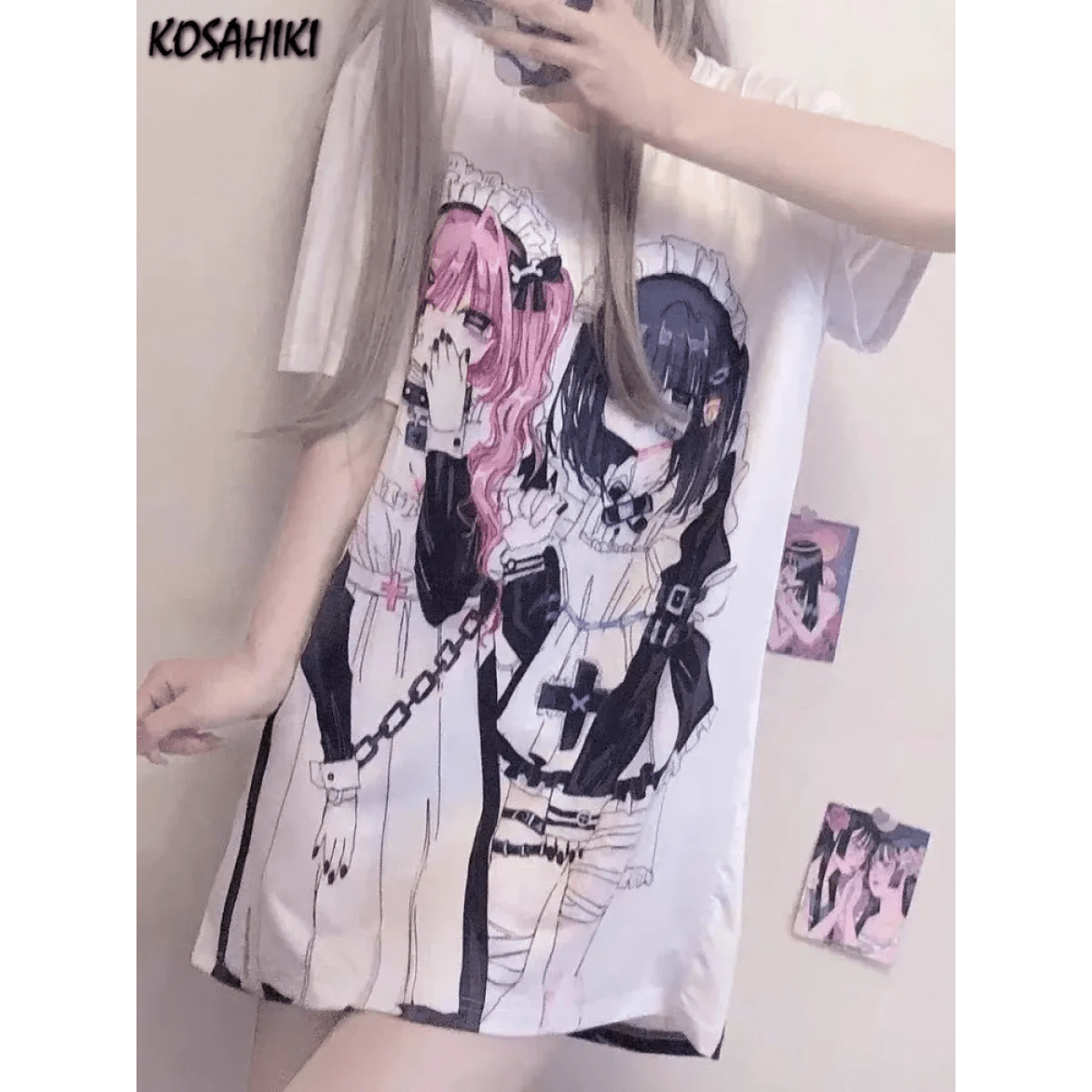 Breezy Loose Cartoon Print Shirt - Pendo Store