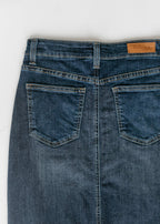 Bria Dark Wash Denim Maxi Skirt - FINAL SALE - Pendo Store