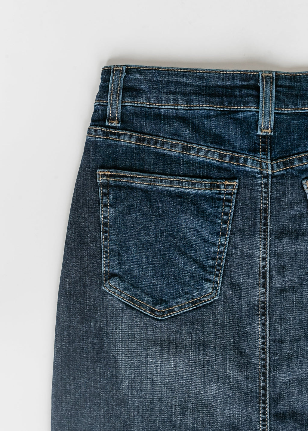 Bria Dark Wash Denim Maxi Skirt - FINAL SALE - Pendo Store