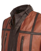 Brown Leather Hunter Vest - Pendo Store