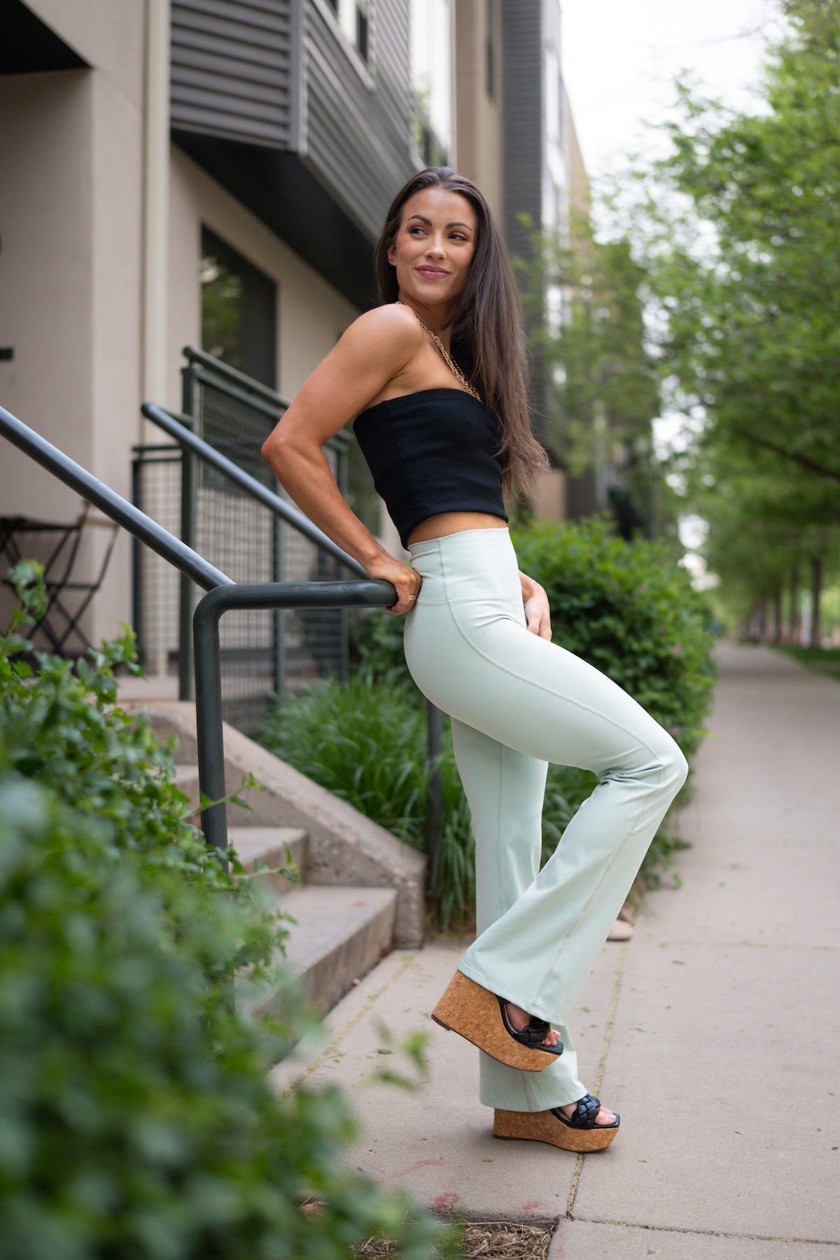 BRUSHED mindset flare legging - Pendo Store