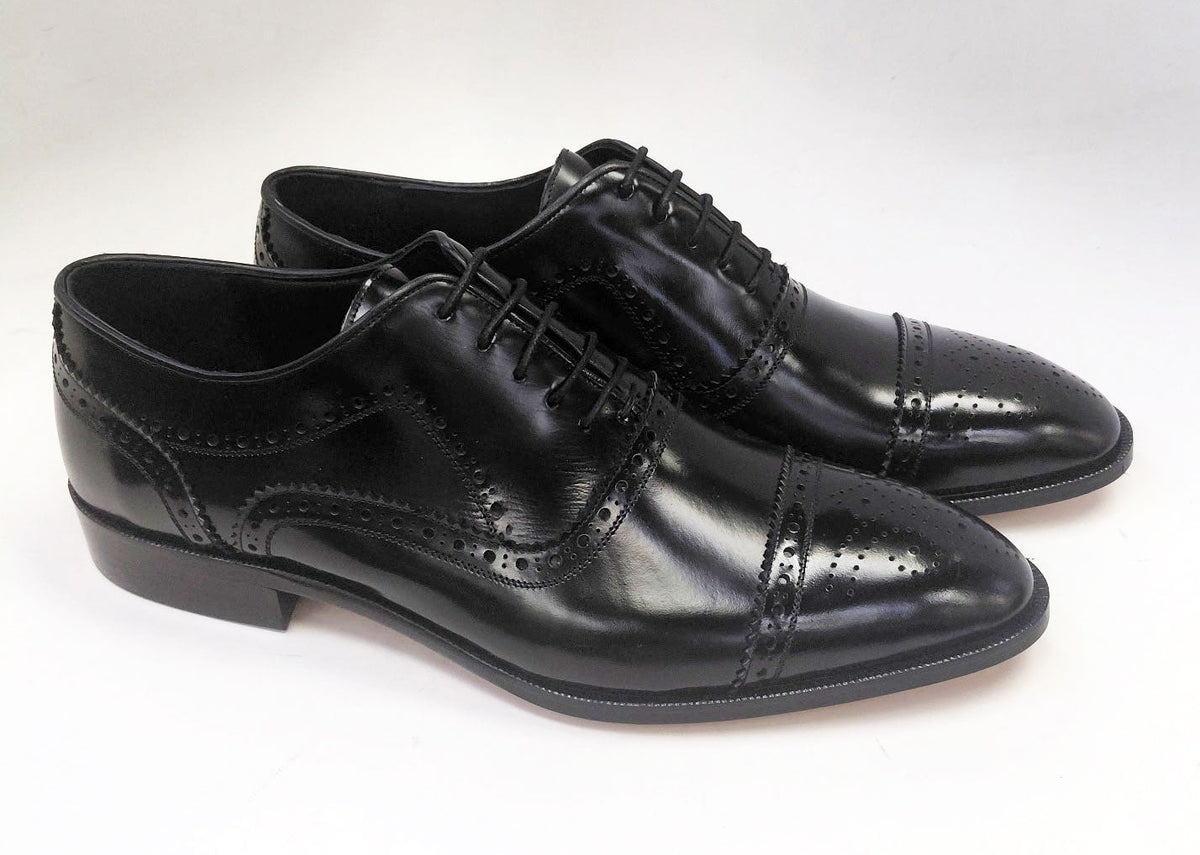 C Collection Calfskin Oxford - Black - Pendo Store